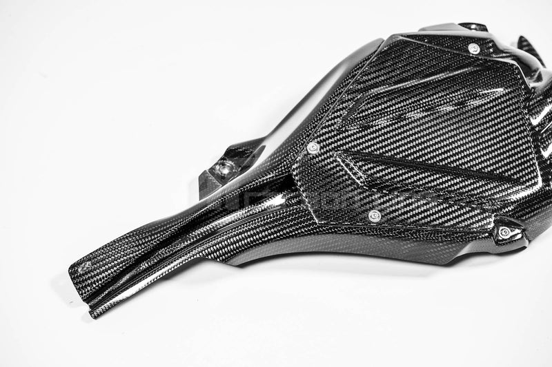 AP Carbon Line 200g twill carbon ECU cover with cooling duct for Yamaha YZF-R1/M RN65