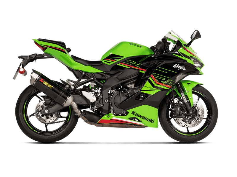 Akrapovic Slip-On Line Carbon silencer on Kawasaki ZX-4R 2023-2025 — part S-K4SO8-HRC