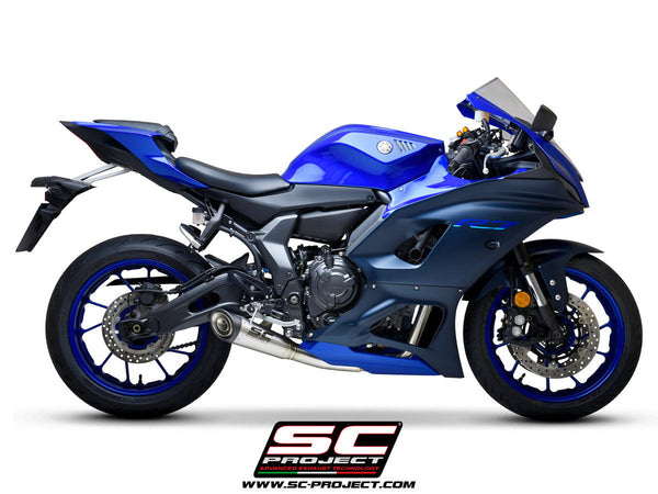 SC-Project RACE S1 titanium full exhaust system for Yamaha YZF-R7 2021-2025