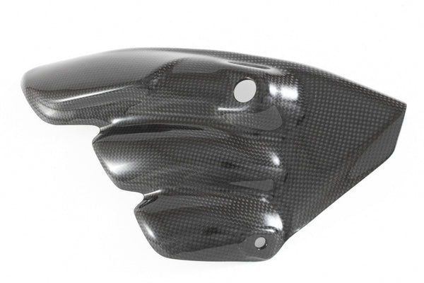 Fullsix carbon exhaust heat shield for MV Agusta F3 675/800 in gloss finish