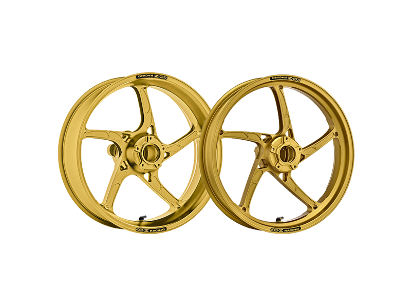 OZ Piega R forged aluminium wheel set for BMW S1000RR K46 anodised finish
