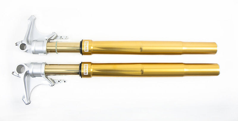 Öhlins FGRT 237 upside-down fork for Kawasaki ZX-10R ZX-10RR 2021–2026 gold anodised