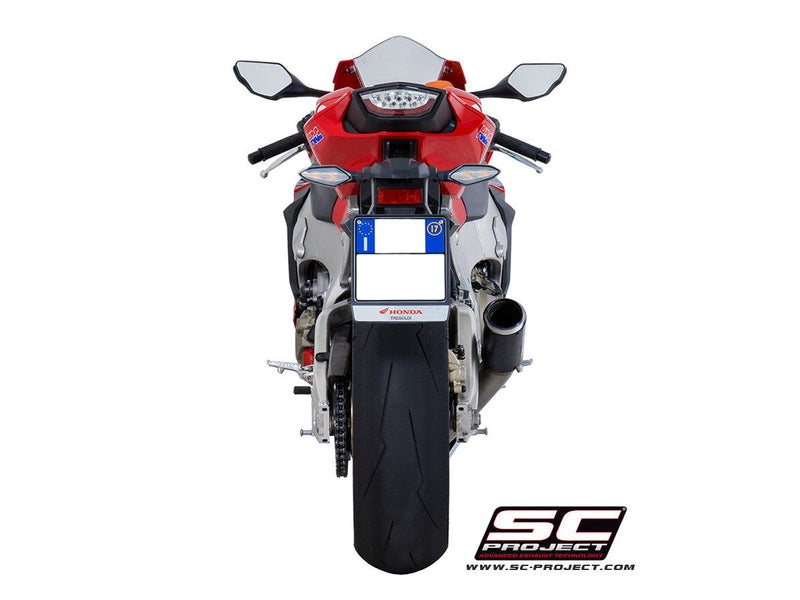 SC-Project CR-T slip-on silencer Honda CBR 1000 RR 2017-2019 carbon titanium H15A-HT36