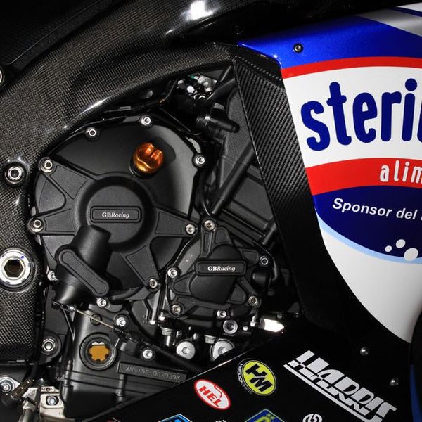 GBRacing engine cover protector complete set for Yamaha YZF-R1 2009–2014