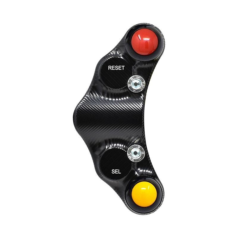 JetPrime left handlebar switch unit for Yamaha YZF-R7 2021-2026 in black finish