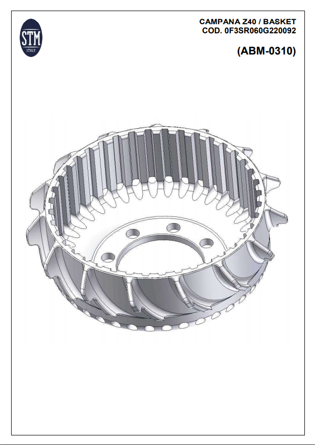 STM EVO GP dry clutch for BMW S1000RR K46 2009-2018, part KTT-1300