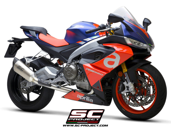 SC-Project SC1-R 2-1 stainless steel full exhaust system for Aprilia RS 660