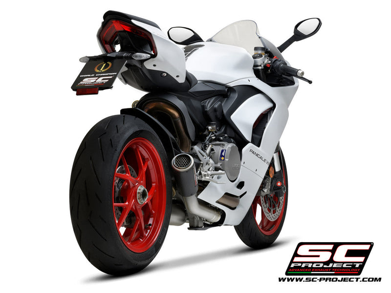 SC-Project CR-T carbon half system exhaust 2-1 for Ducati Panigale V2 955