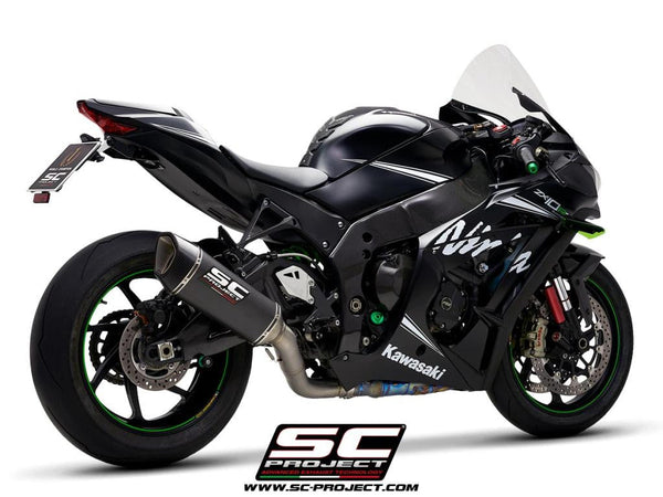 SC-Project SC1-R slip-on silencer for Kawasaki ZX-10 R/RR 2016-2020 carbon titanium K22A-DET91