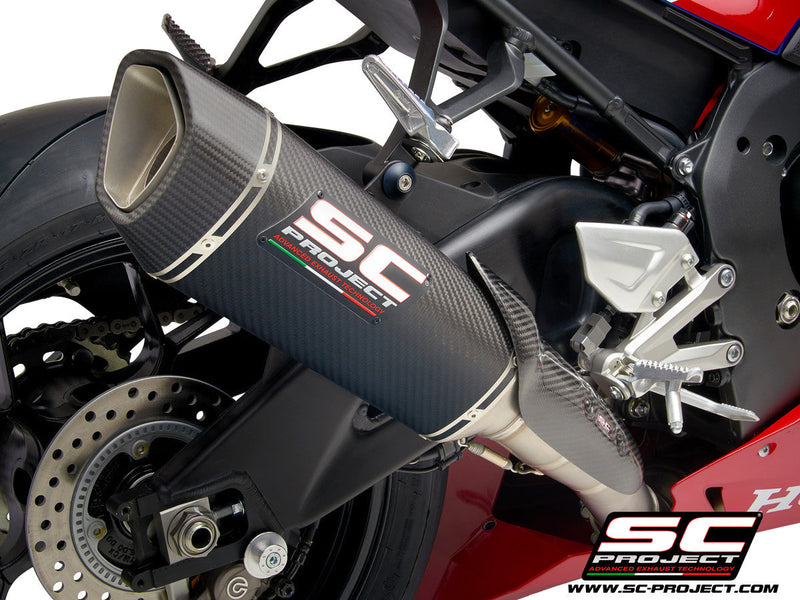 SC-Project SC1-R slip-on silencer for Honda CBR 1000 RR-R SC82 carbon and titanium finish