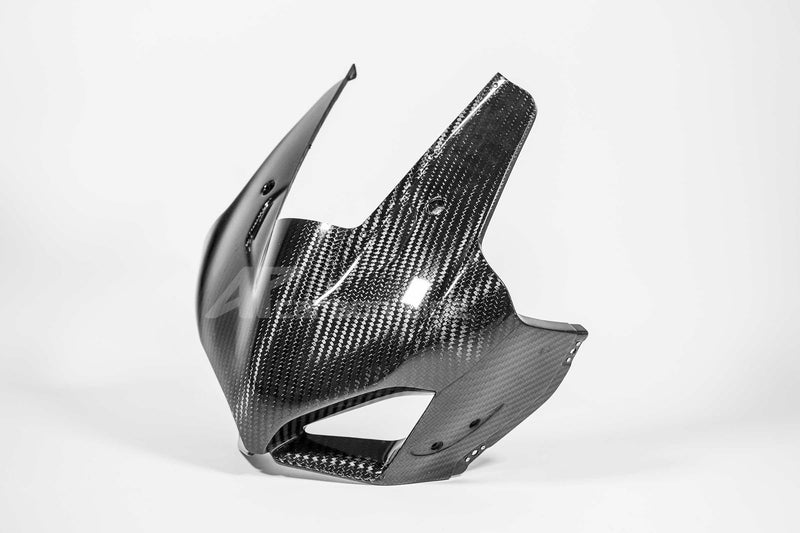 AP Carbon Line 400g twill carbon SBK front fairing mask for Ducati Panigale V4 V4S V4R 2022-2024