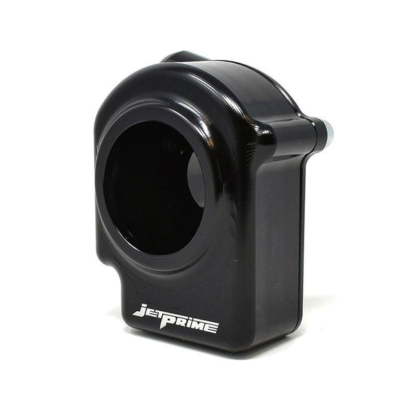 JetPrime CNC aluminium throttle housing with handlebar switch for Kawasaki ZX-10 R/RR 2021-2026