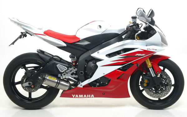 Arrow Thunder titanium slip-on silencer 71701PK for Yamaha YZF-R6 RJ11 2006-2007 with carbon end cap