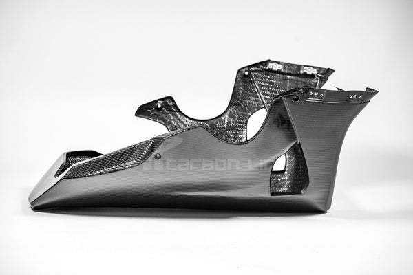 AP Carbon Line 200g twill carbon front spoiler for Yamaha YZF-R1/M RN65 2020–2026