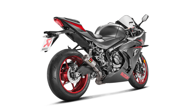 Akrapovic Slip-On Line titanium silencer on Suzuki GSX-R 1000 2017-2023