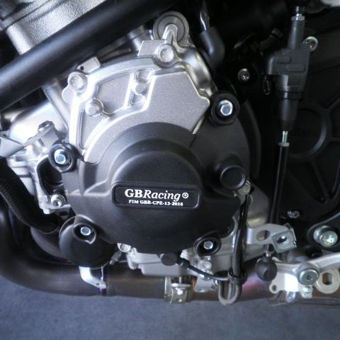 GBRacing alternator cover protector for Yamaha YZF-R1 and R1M 2015–2026