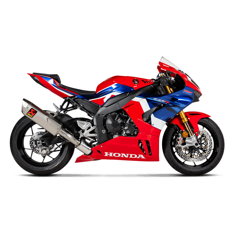 Akrapovic slip-on track day titanium silencer for Honda CBR1000RR-R SC82 2020–2023