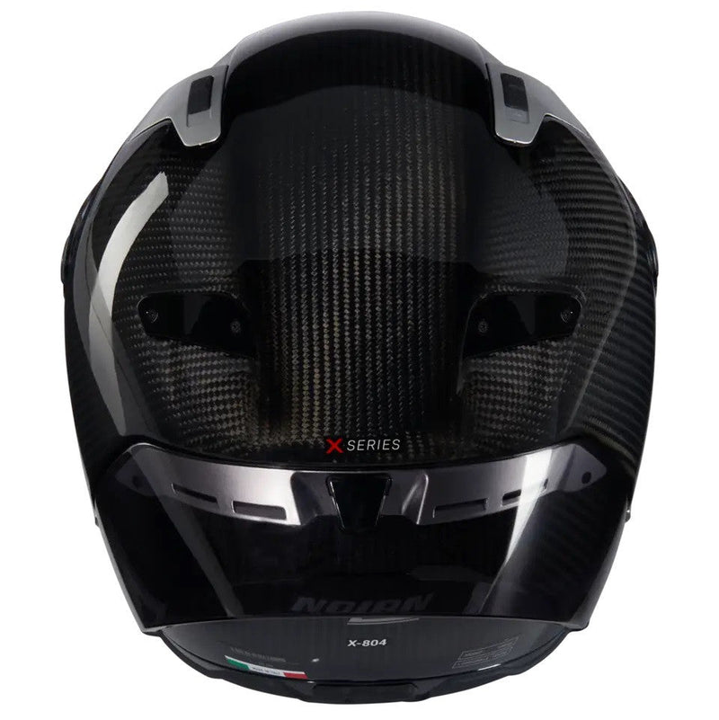 Nolan X-804 RS Ultra Carbon full-face helmet in Glossy Silver Argento 332