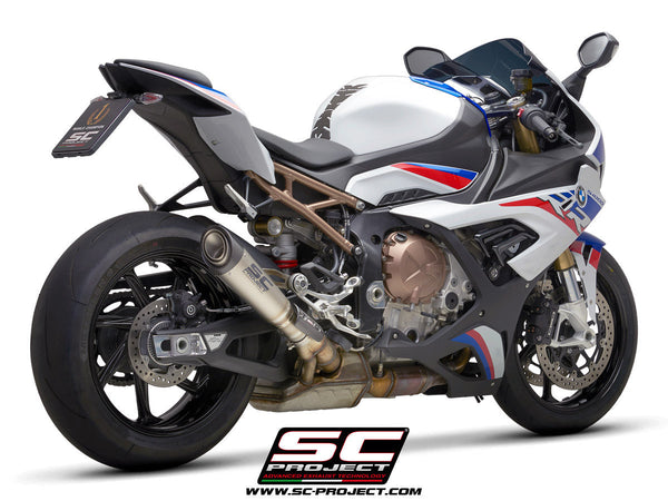 SC-Project S1 titanium slip-on silencer for BMW S1000RR K67 2020–2022