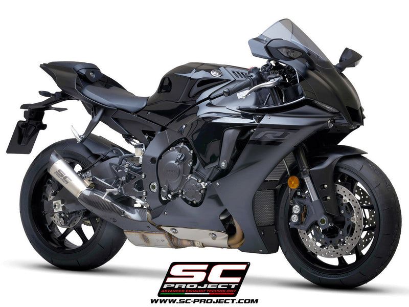SC-Project S1 titanium slip-on silencer Yamaha YZF-R1 RN49 2017-2019 Y11B-T41T