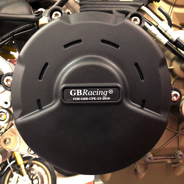 GBRacing engine cover protector complete set for Ducati Panigale V4 and V4 S 2018 to 2024