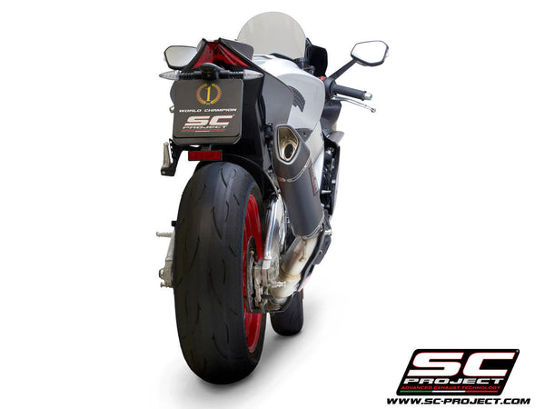 SC-Project SC1-R carbon slip-on silencer for Aprilia RSV4 1100 Factory 2019-2020