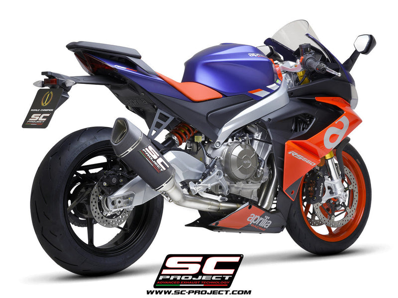 SC-Project Trofeo SC1-R 2-1 full exhaust system in titanium for Aprilia RS 660