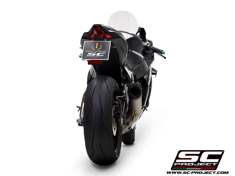 SC-Project S1 titanium slip-on silencer for Kawasaki ZX-10 R/RR 2016–2020