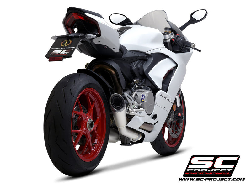 SC-Project S1 titanium semi-complete 2-1 exhaust system for Ducati Panigale V2 955