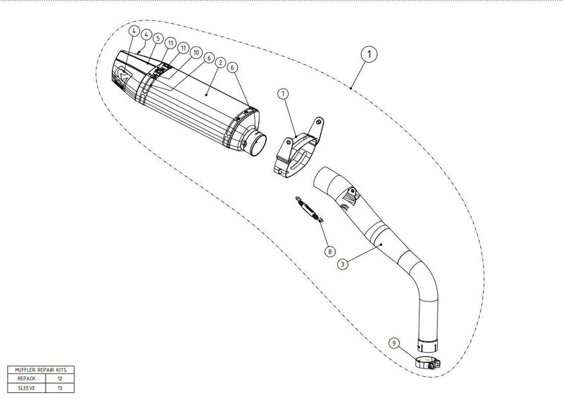 Akrapovic Slip-On Line Titanium silencer with carbon end cap on Honda CBR 600 RR PC69