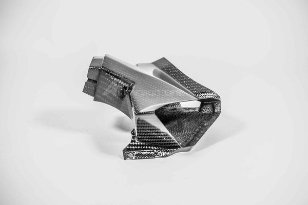 AP Carbon Line 400g twill carbon SBK air duct for Ducati Panigale V4/S/R 2022-2024