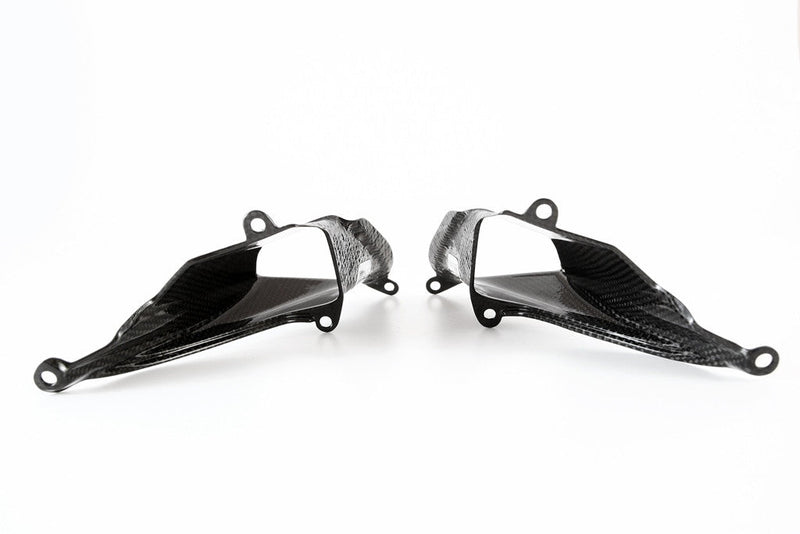 Fullsix carbon rear seat air intakes for Ducati Panigale 1199 in gloss finish