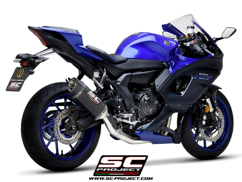 SC-Project SC1-S full exhaust system for Yamaha YZF-R7 2021-2025