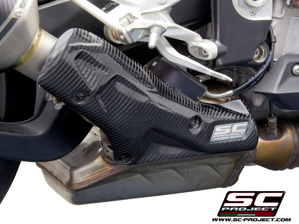 SC-Project carbon heat shield B33A-CP for BMW S1000RR K67 gloss finish