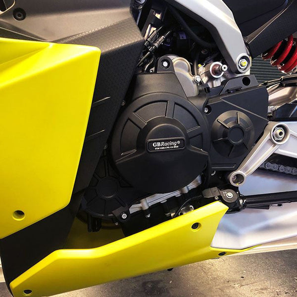 GBRacing alternator cover for Aprilia RS 660 2020–2026, glass-fibre nylon composite