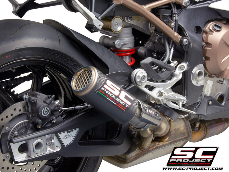 SC-Project CR-T slip-on silencer for BMW S1000RR K67 2020-2022 titanium carbon