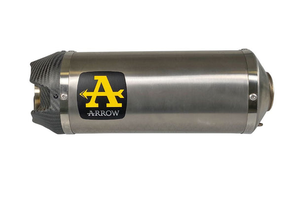Arrow Indy Race aluminium slip-on silencer 71929AK for Aprilia RS 660 with carbon end cap