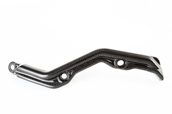 Fullsix carbon rear brake line cover for Ducati Panigale 1299/S in glossy 200 plain weave