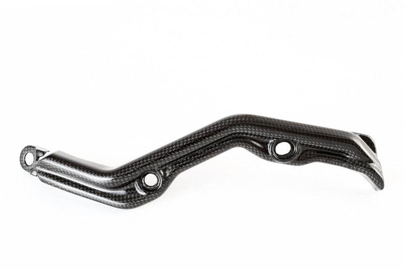 Fullsix carbon rear brake line cover for Ducati Panigale 1299/S in glossy 200 plain weave