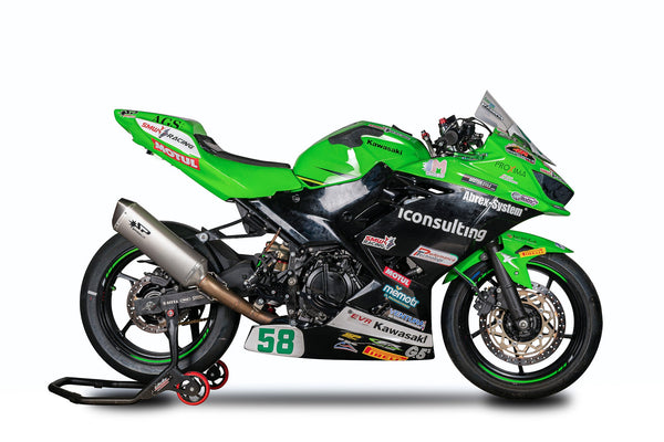 Spark Exhaust WSSP2022 Replica full titanium exhaust system for Kawasaki Ninja 400 2018-2023