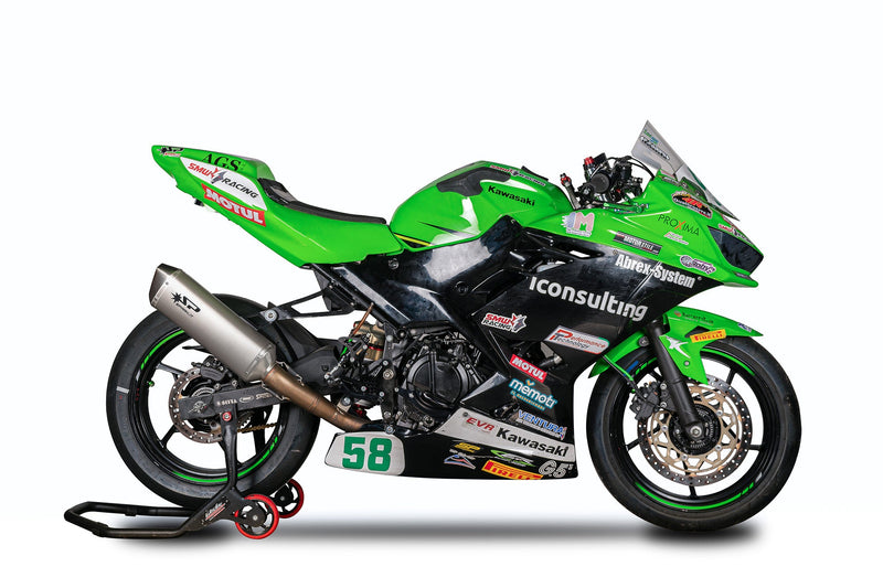 Spark Exhaust WSSP2022 Replica full titanium exhaust system for Kawasaki Ninja 400 2018-2023