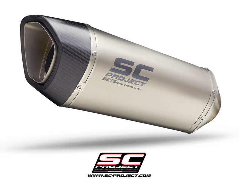 SC-Project SC1-R 350mm slip-on silencer for Aprilia RSV4 1100 Factory 2021-2024