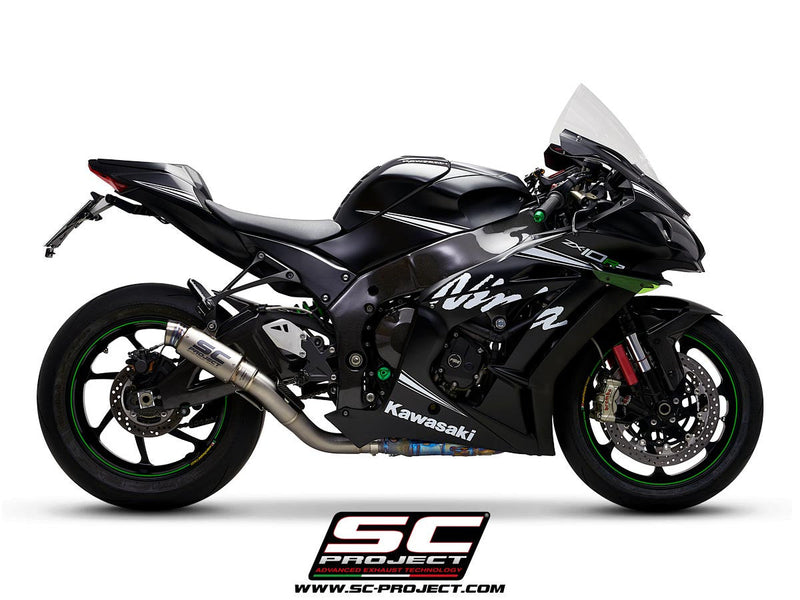 SC-Project GP70-R titanium slip-on silencer Kawasaki ZX-10R 2016-2020 K22A-DET70T