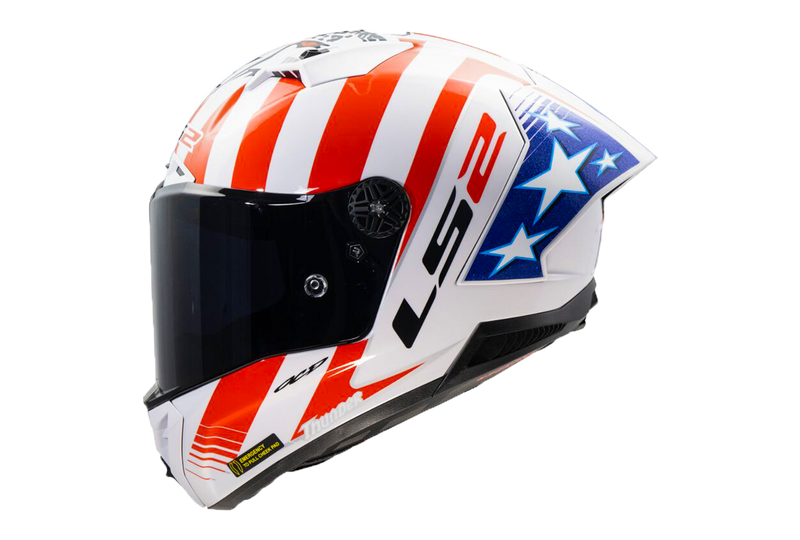 LS2 FF805 Thunder Carbon full-face helmet Loris Baz 2024 Replica livery