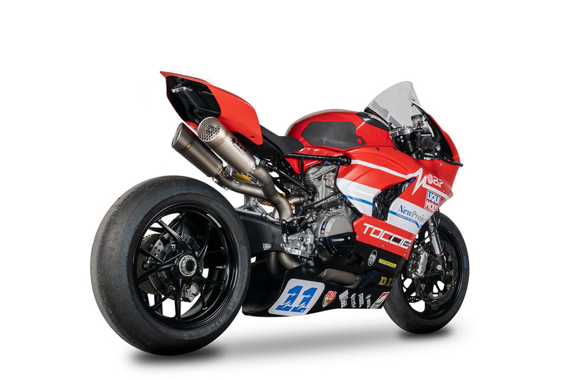 Spark Exhaust GDU8832 titanium full system exhaust on Ducati Panigale V2 955