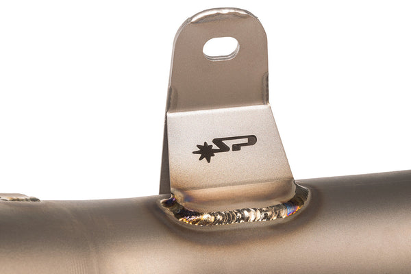 Spark Exhaust Force EVO titanium slip-on silencer with carbon end cap for Kawasaki ZX-10 R/RR 2021-2026