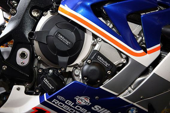 GBRacing water pump cover protector for BMW S1000RR K46 2009–2018
