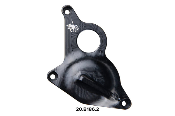Spider Racing black anodised aluminium engine case cover for BMW S1000RR K67 2019-2026