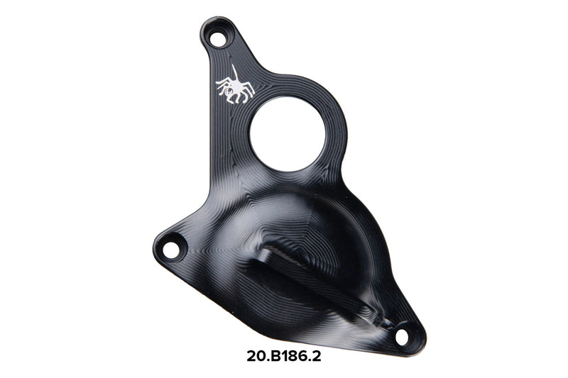 Spider Racing black anodised aluminium engine case cover for BMW S1000RR K67 2019-2026