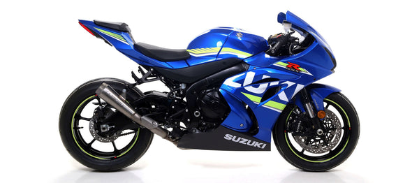 Arrow Pro-Race 71207PR titanium slip-on silencer for Suzuki GSX-R 1000 2017-2023